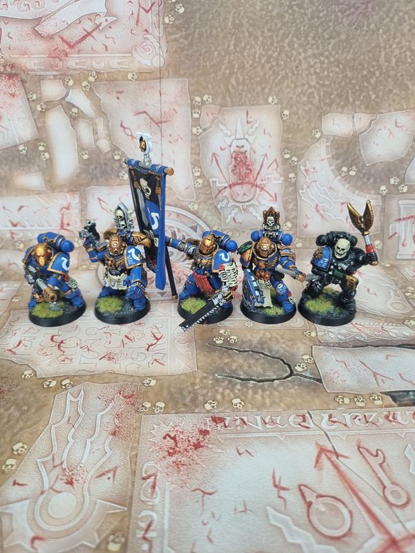 Firstborn Space Marine Command Squad