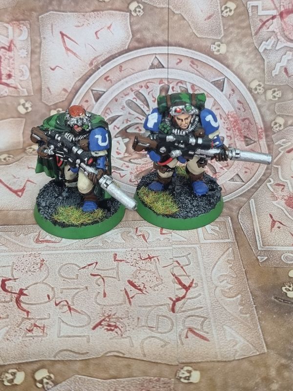 Space Marine Scouts with Snipers (x2 - Metal)