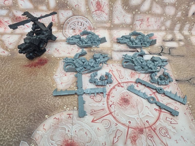 Assault on Blackreach: Ork Deffkopta (x1 Built Shoota x2 Unbuilt)