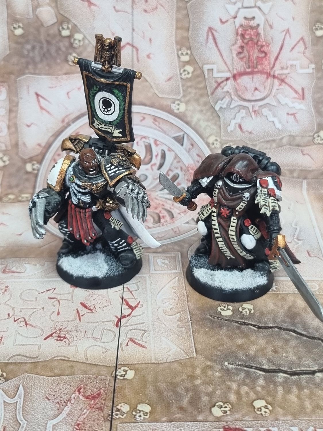 Firstborn Black Templar Captain &amp; Chaplain