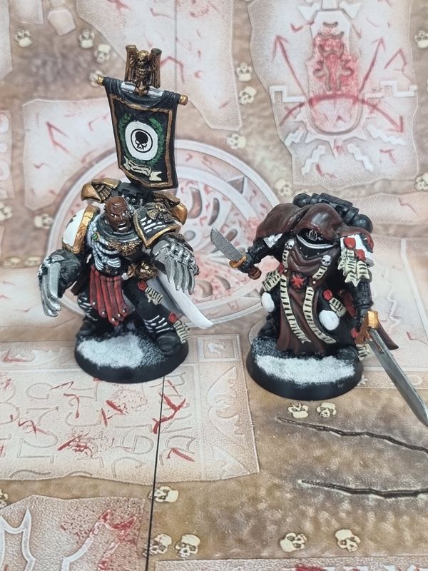 Firstborn Black Templar Captain &amp; Chaplain