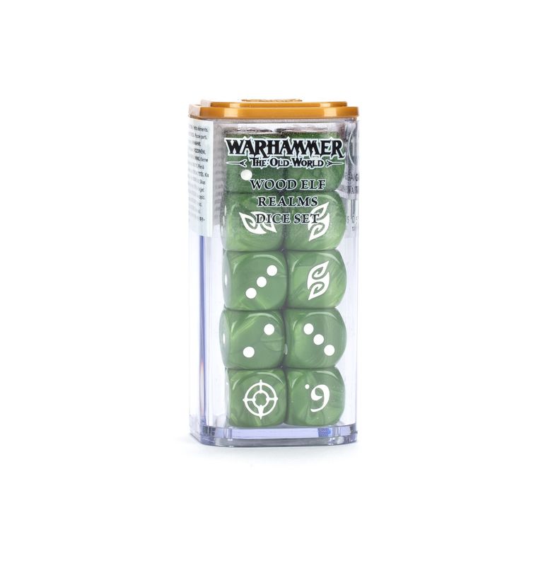 THE OLD WORLD: WOOD ELF REALMS DICE (Pre-Order 31/05/2025)
