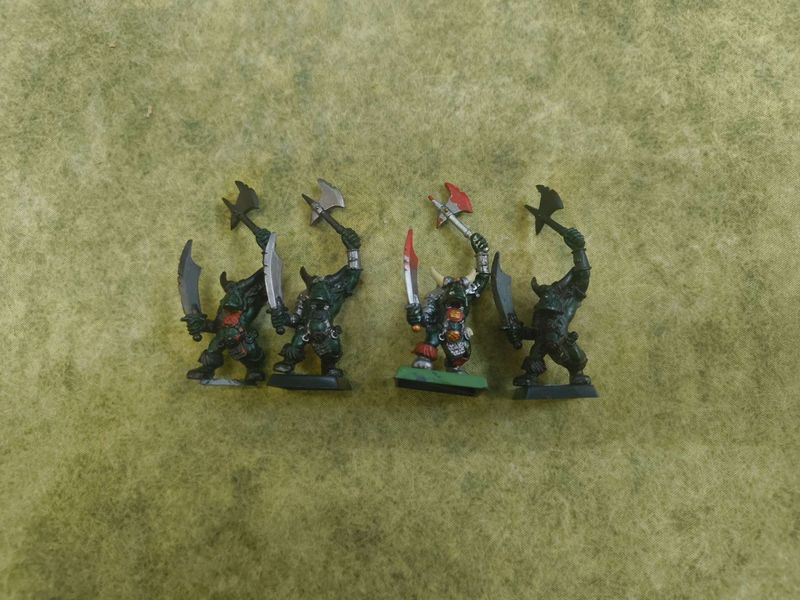 Warhammer Fantasy Battles: 2nd Edition Black Orc Boyz (x4)