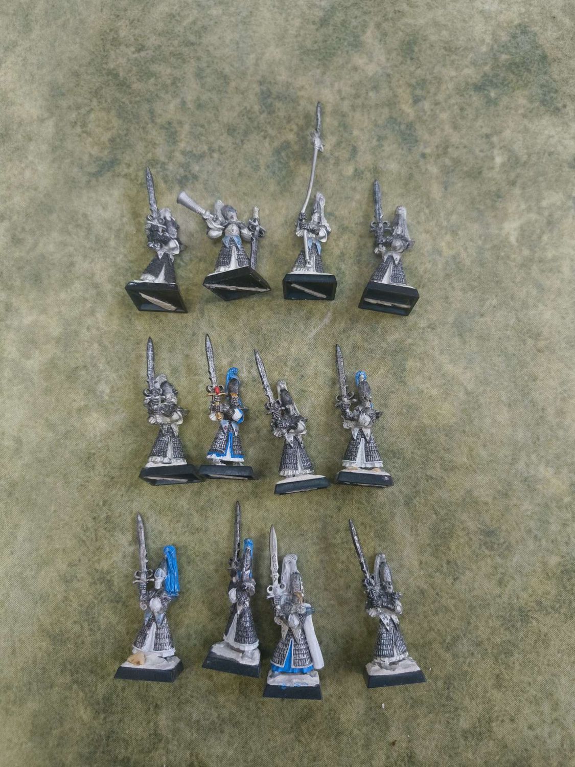 Warhammer Fantasy Battles: Swordmasters of Hoeth (x12 inc Full Command - Metal)