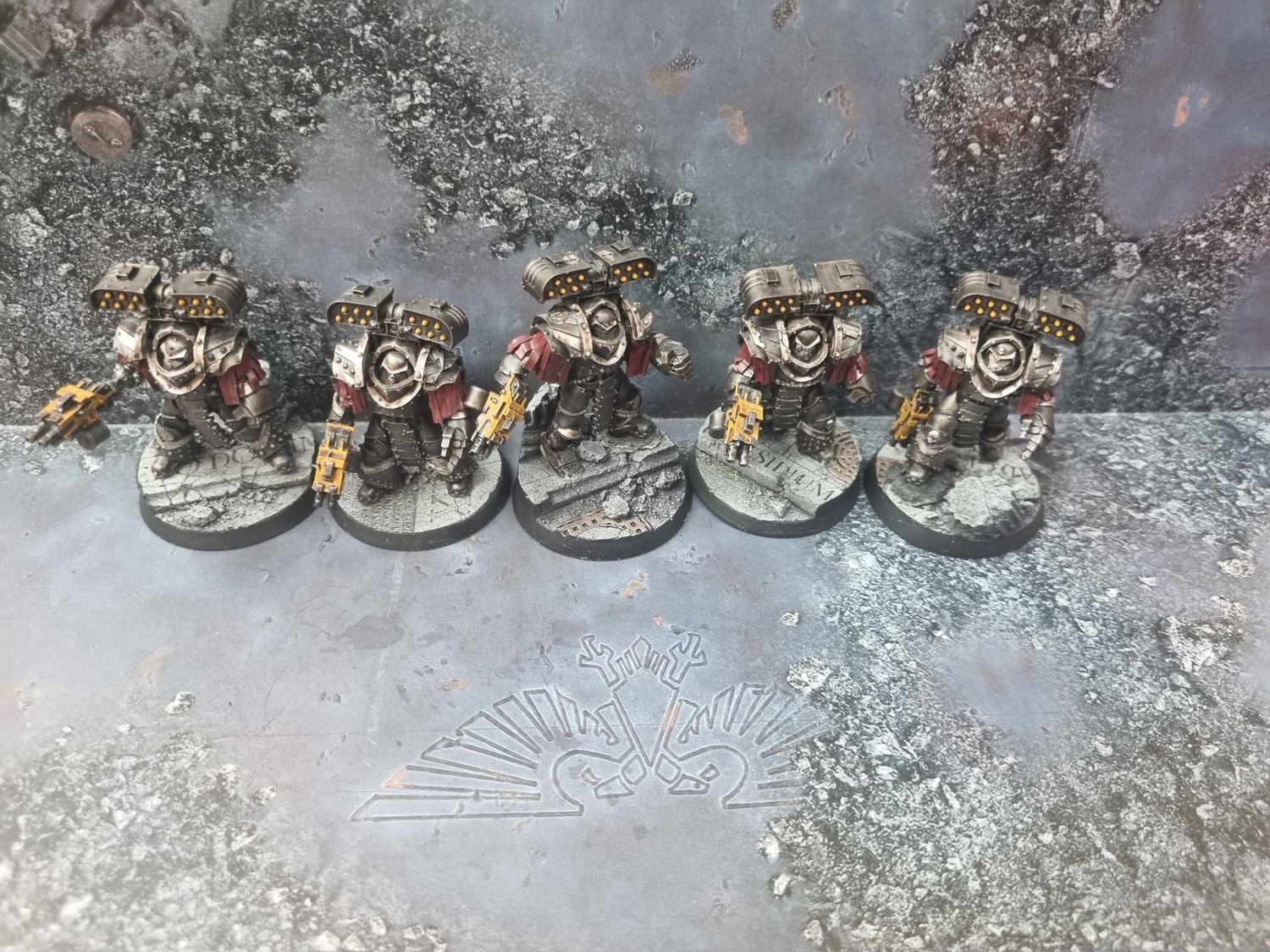 Iron Warriors 30k Siege Tyrant Terminators (x5 Power Fist/Combi-Bolter)