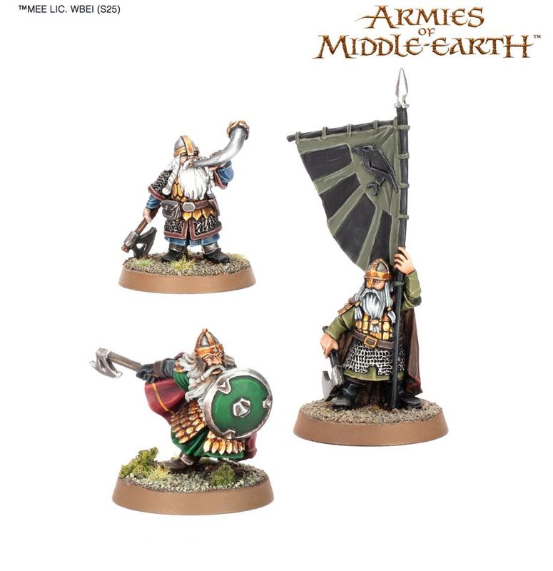 KHAZAD-DUM DWARVEN COMMANDERS (GW DIRECT)