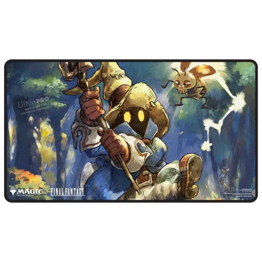Magic: The Gathering - Final Fantasy Black Stitched Playmat Premium (Vivi Ornitier)