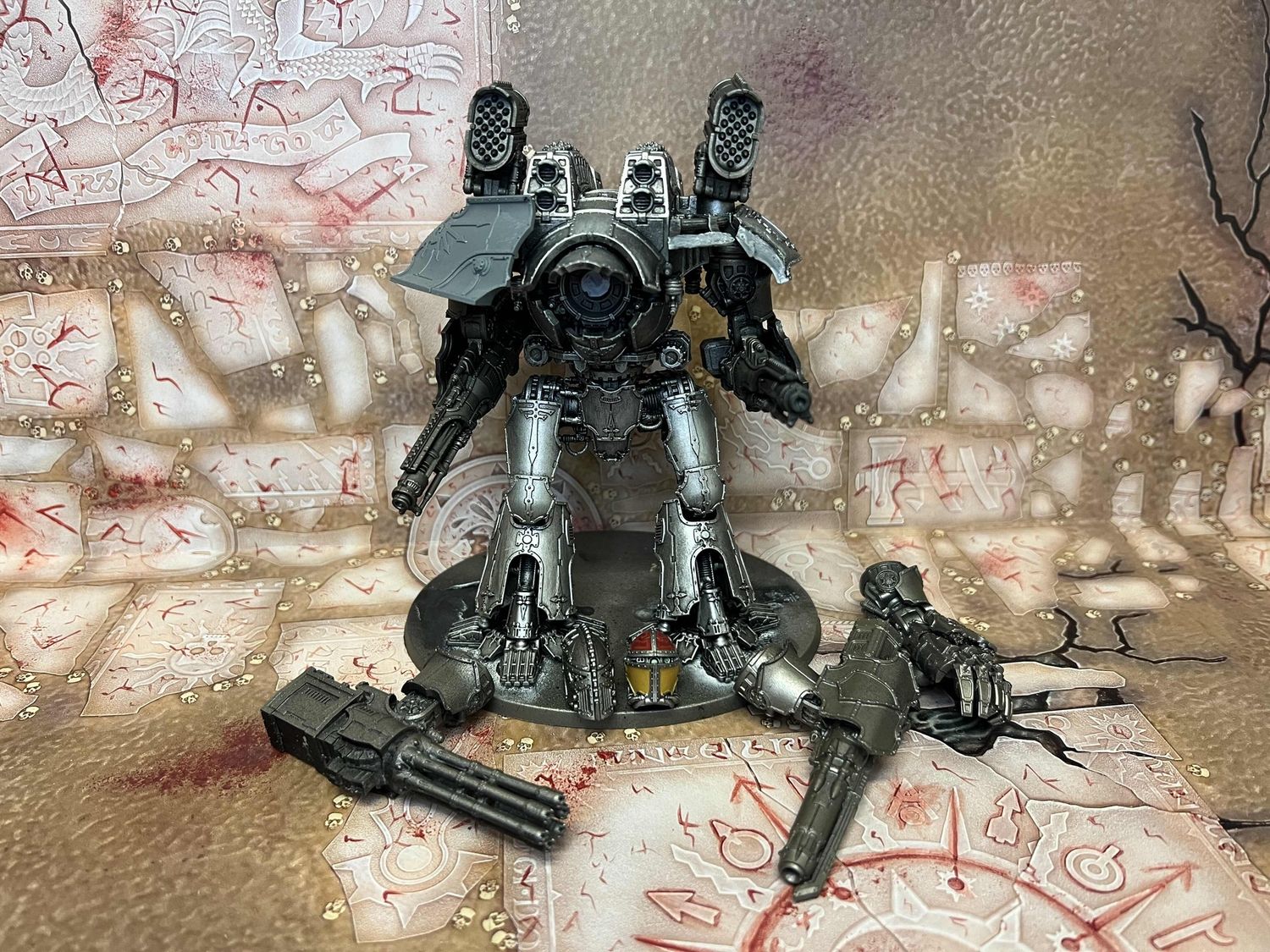 Adeptus Titanicus: Warlord Titan with magnetised options