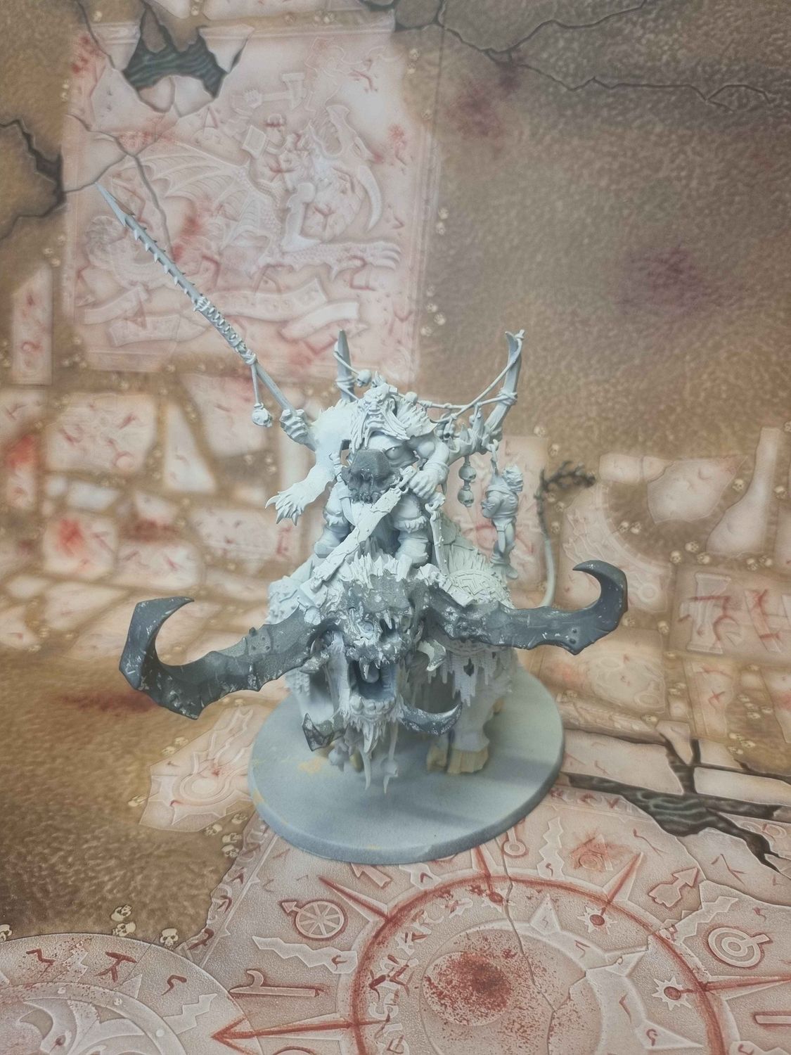 Ogor Mawtribe: Frostlord on Stonehorn
