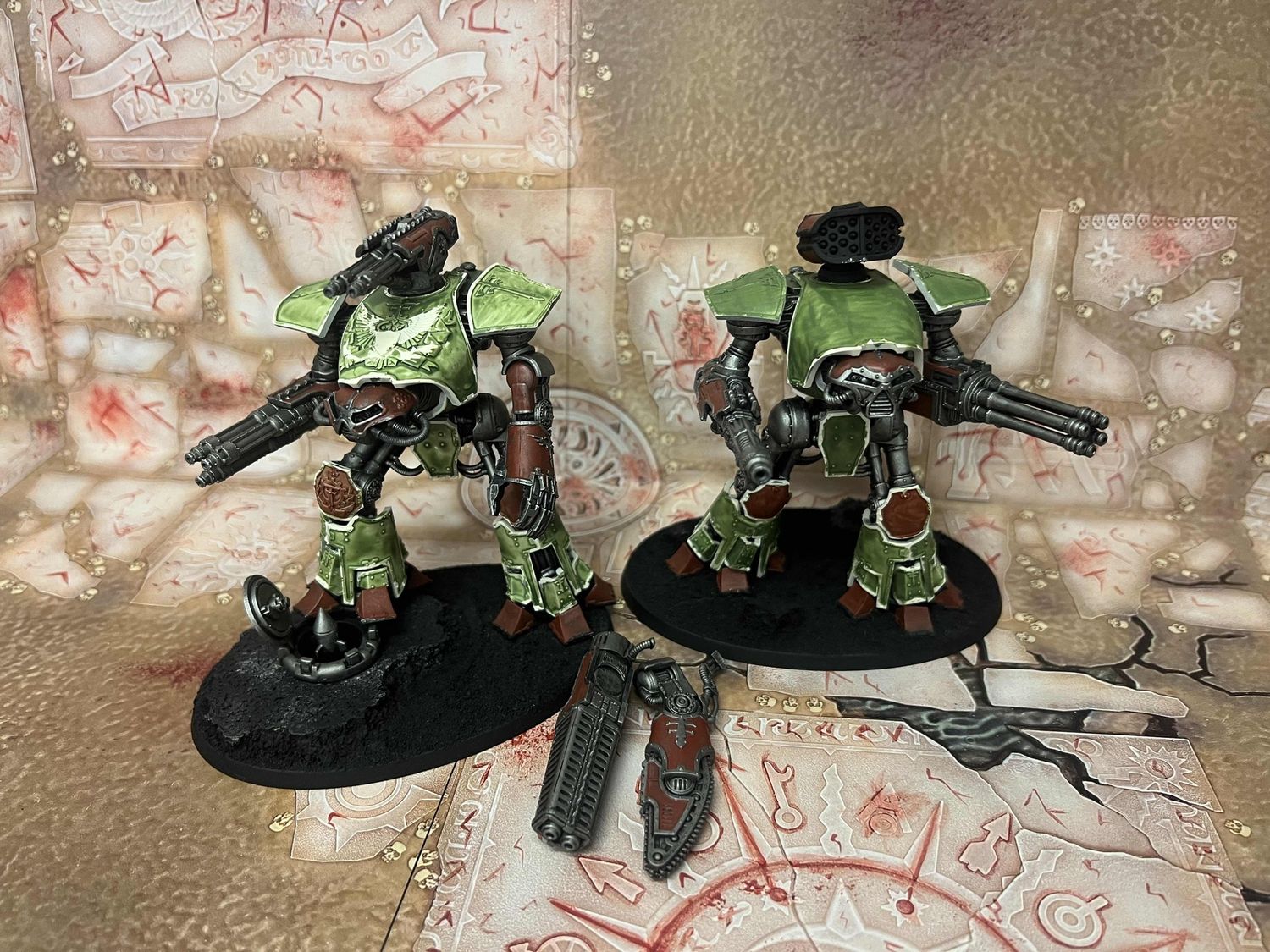Adeptus Titanicus: Reaver Titans with Magnetised Weapons (x2)