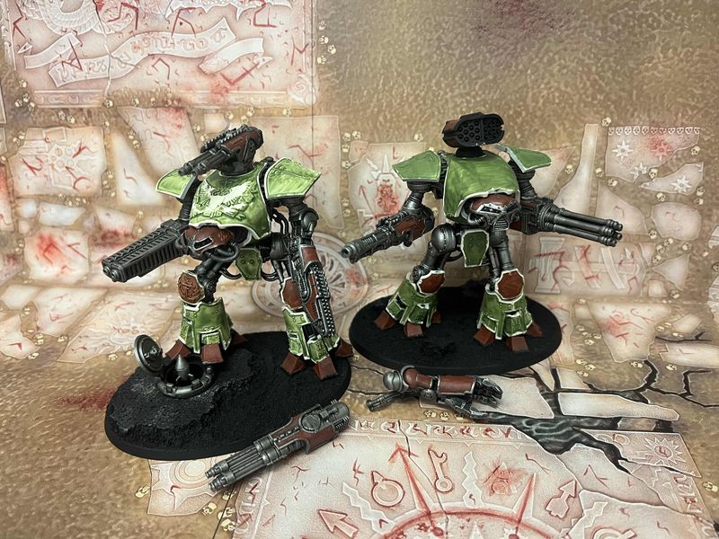 Adeptus Titanicus: Reaver Titans with Magnetised Weapons (x2)