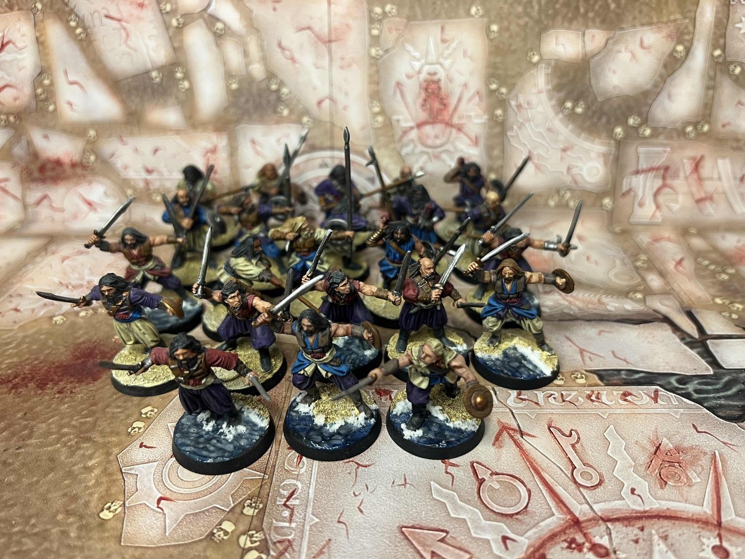 Corsairs of Umbar: 23 Warriors (13 with spear, 10 with hand weapons)