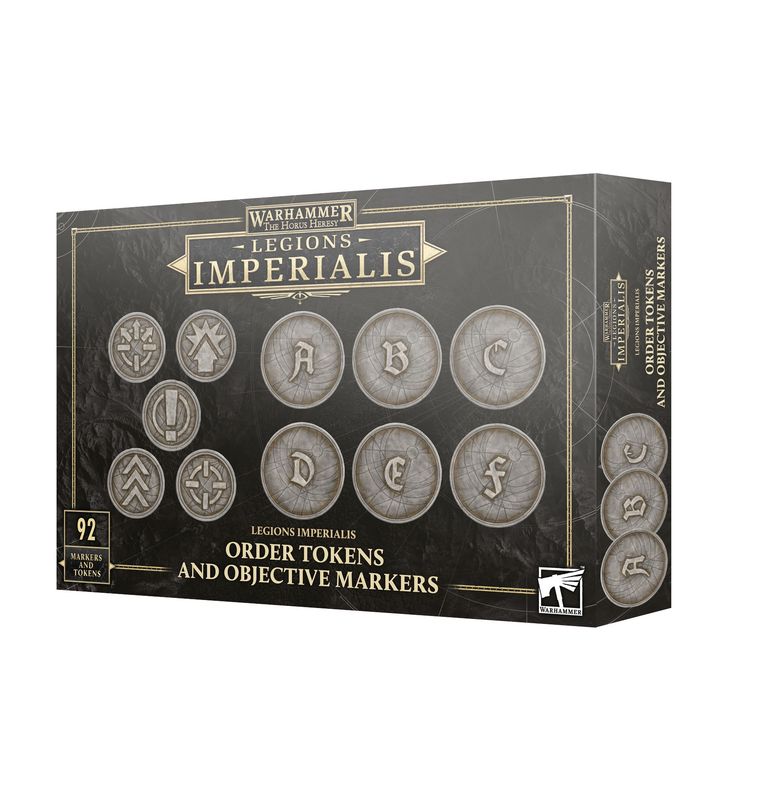 LEGIONS IMPERIALIS: ORDER TOKENS AND OBJECTIVES MARKERS (Pre-Order 06/09/2025)