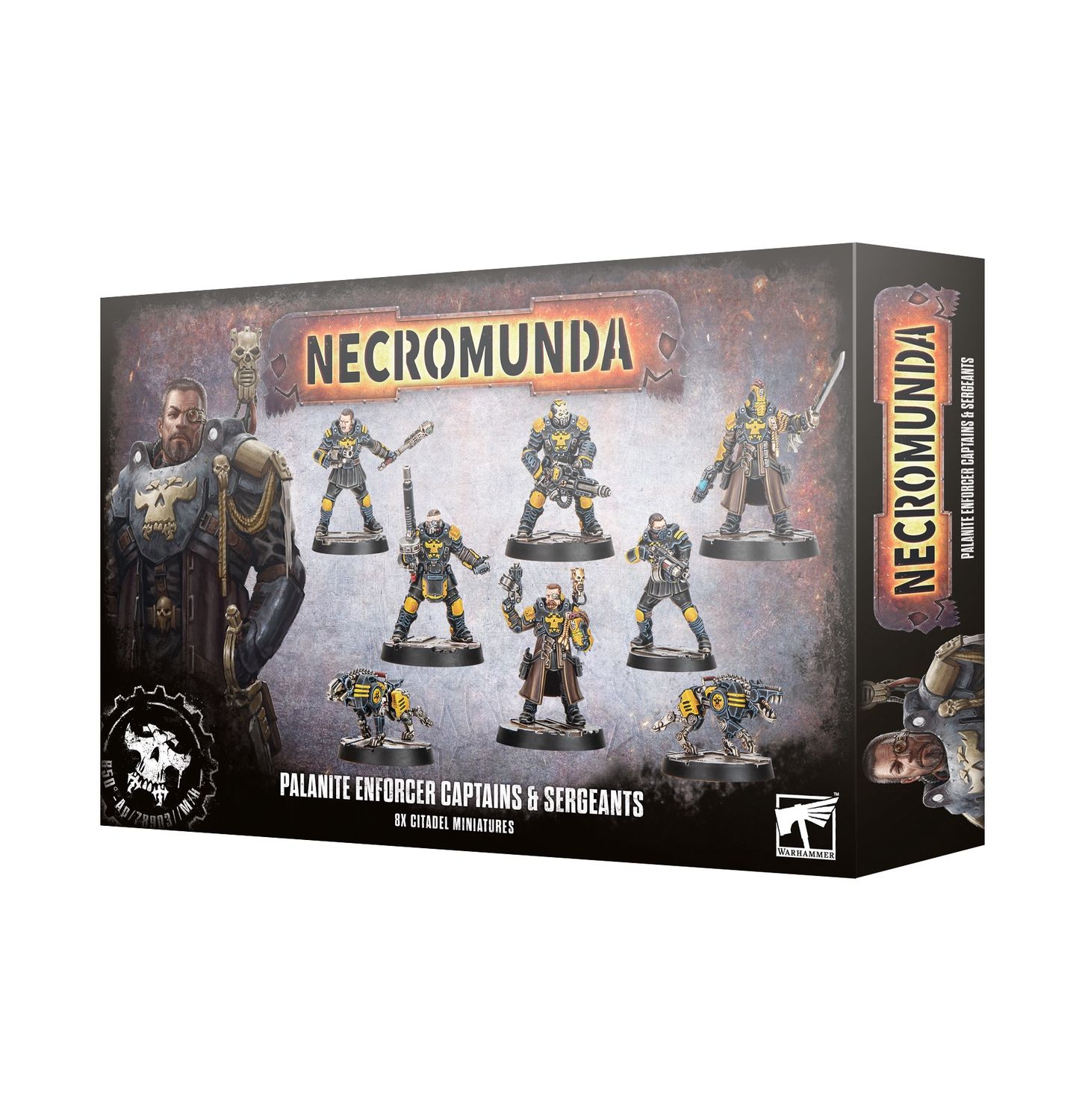NECROMUNDA: PALANITE ENFORCER CAPTAINS &amp; SERGEANTS (Pre-Order 27/09/25)