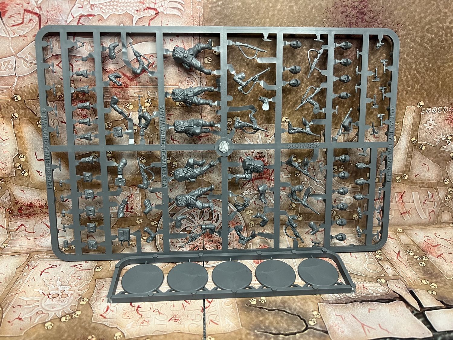 Bolt Action: Italian Alpini Infantry Sprue (with bases)