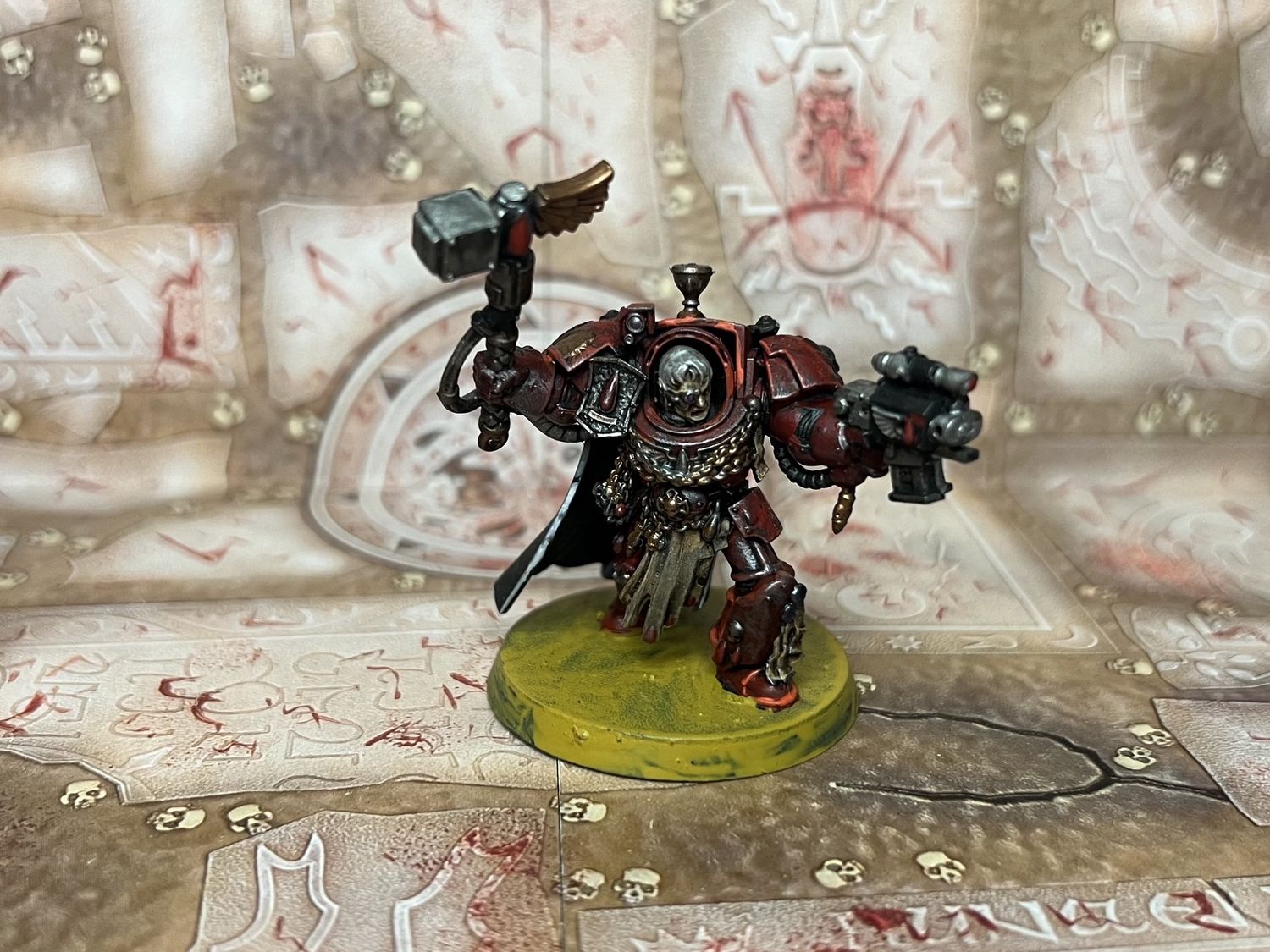 Blood Angels: Terminator Captain with thunder hammer