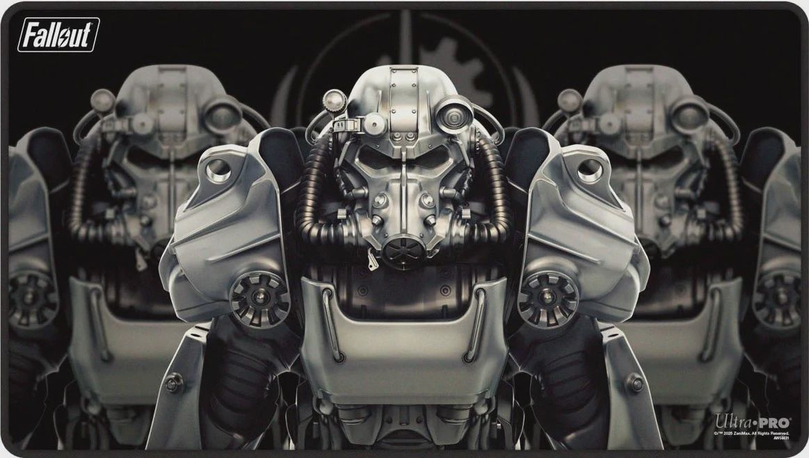 Fallout: Brotherhood of Steel - Black-Stitched Playmat