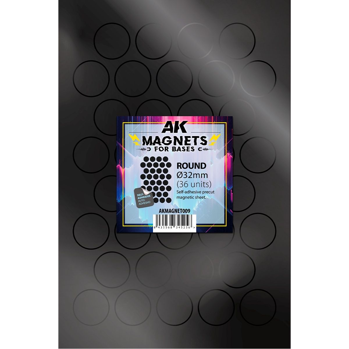 AK Precut Magnets: Round 32mm - 36 Units