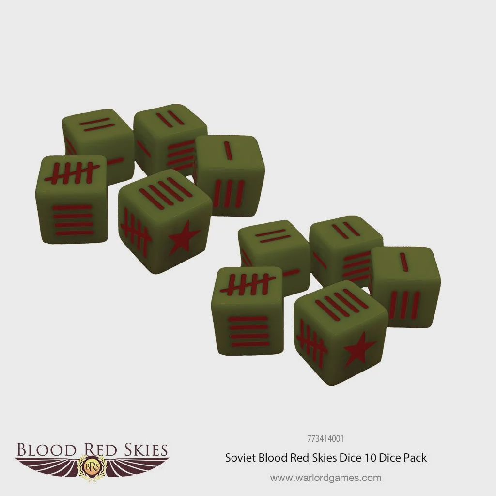 Soviet Blood Red Skies Dice (Warlord Direct)