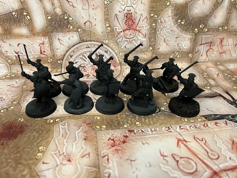 MESBG: Uruk Hai Warriors w/ shields