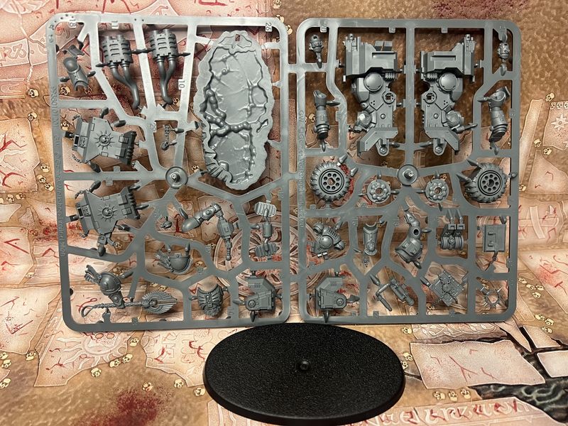 Space Marines: Chaplain on Bike (On Sprue)
