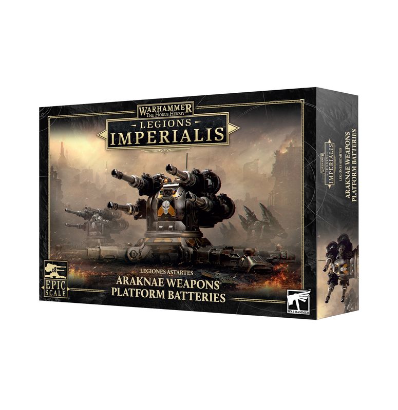 LEGIONS IMPERIALIS: ARAKNAE WEAPONS PLATFORM BATTERIES (Pre-Order 20/12/2025)