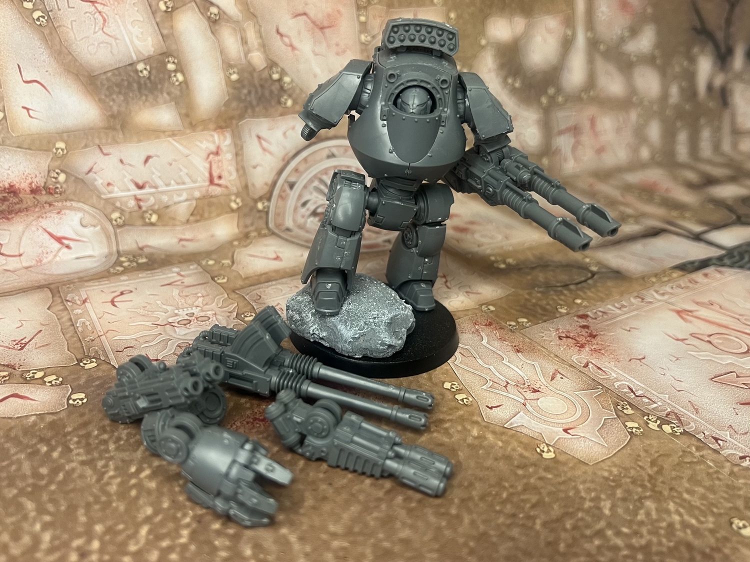 Horus Heresy: Contemptor Dreadnoughts, Name: Gravis Lascannon &amp; Various weapons