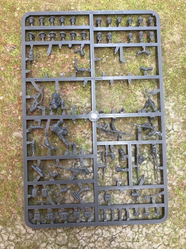 8th Army Infantry Sprue - No Bases