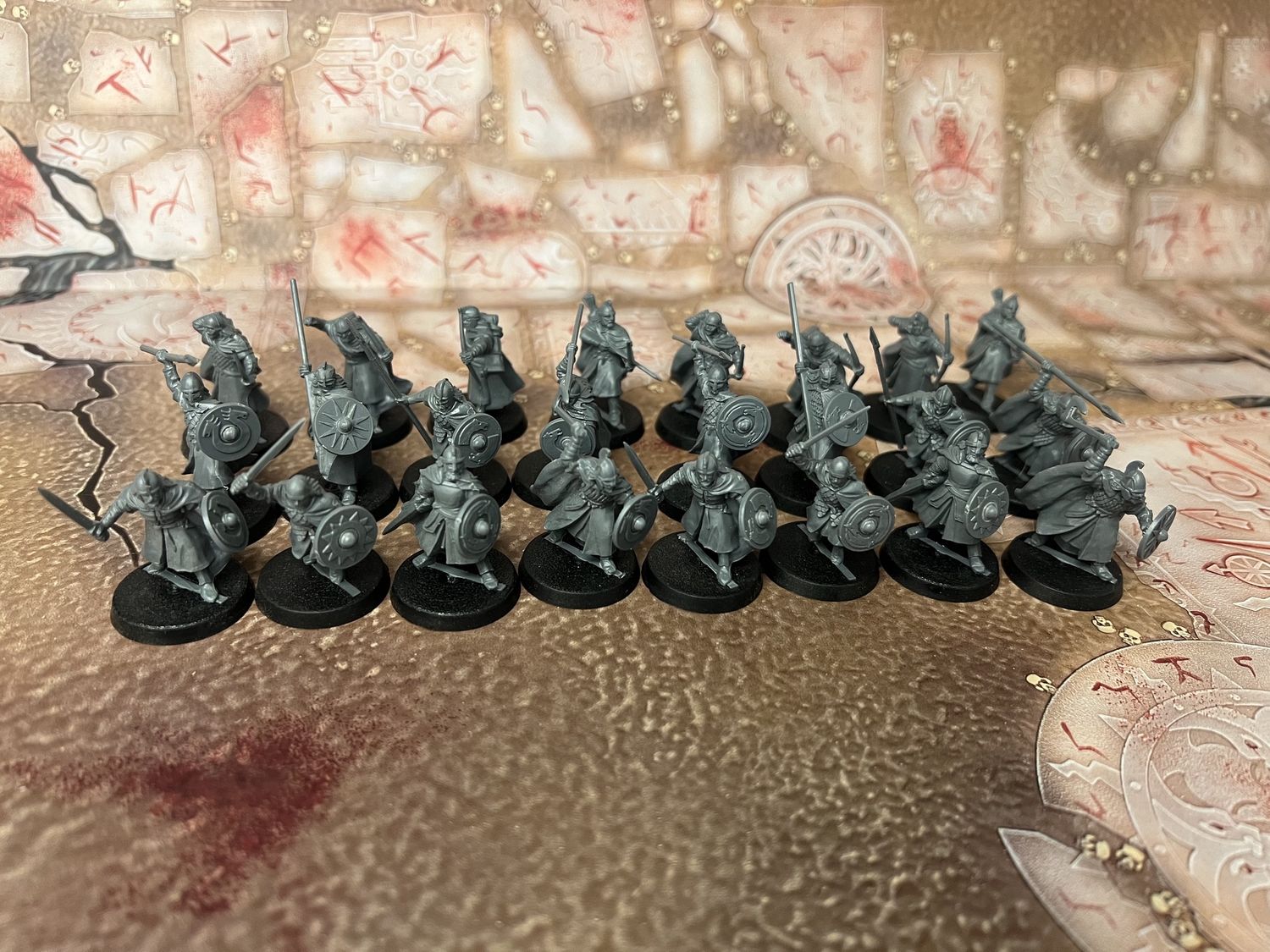 MESBG: Warriors of Rohan (x8 Hand Weapon, x8 Spear, x8 Bow)