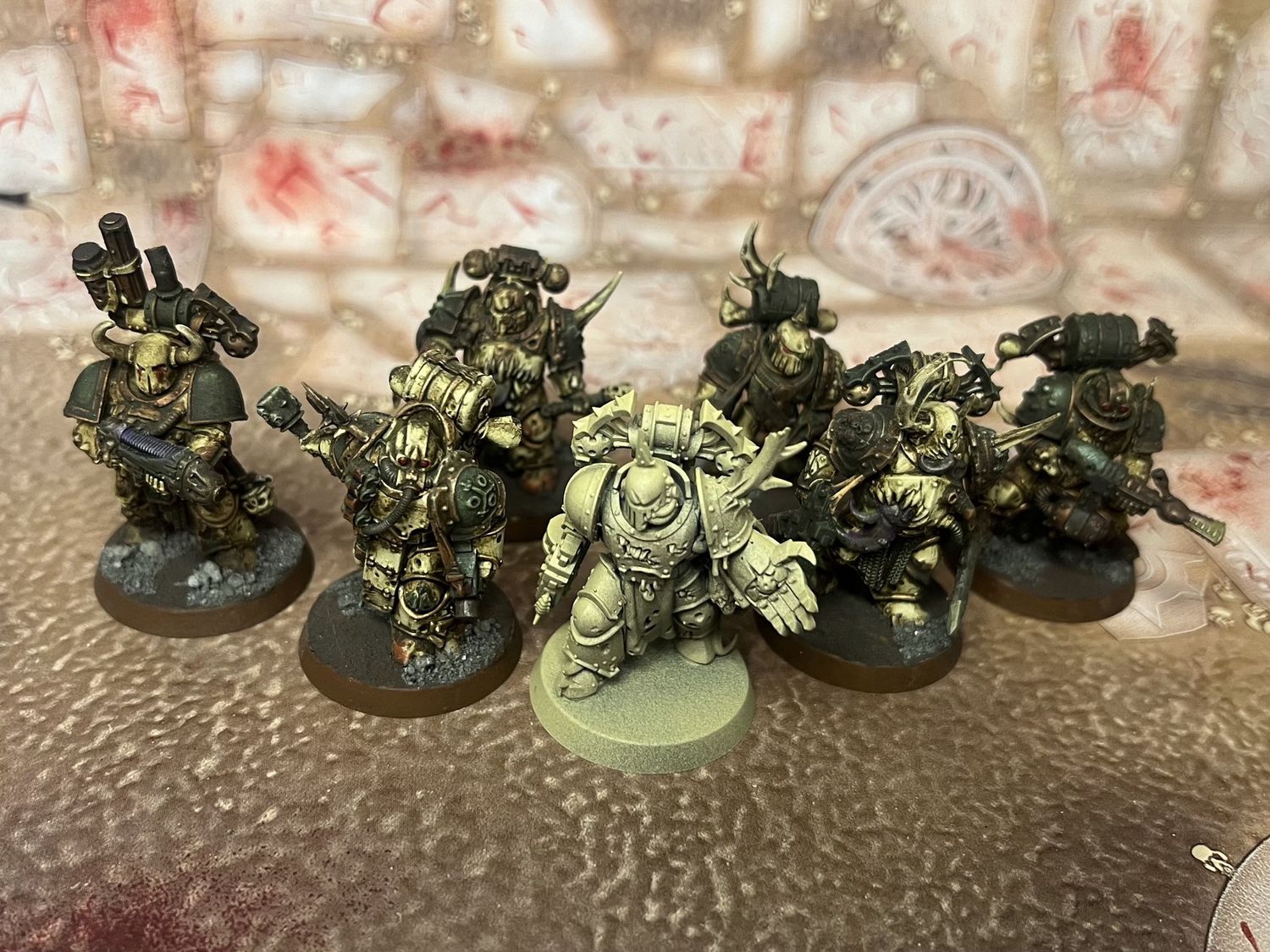 Death Guard: Plague Marines (Built), Name: Plague Squad 1