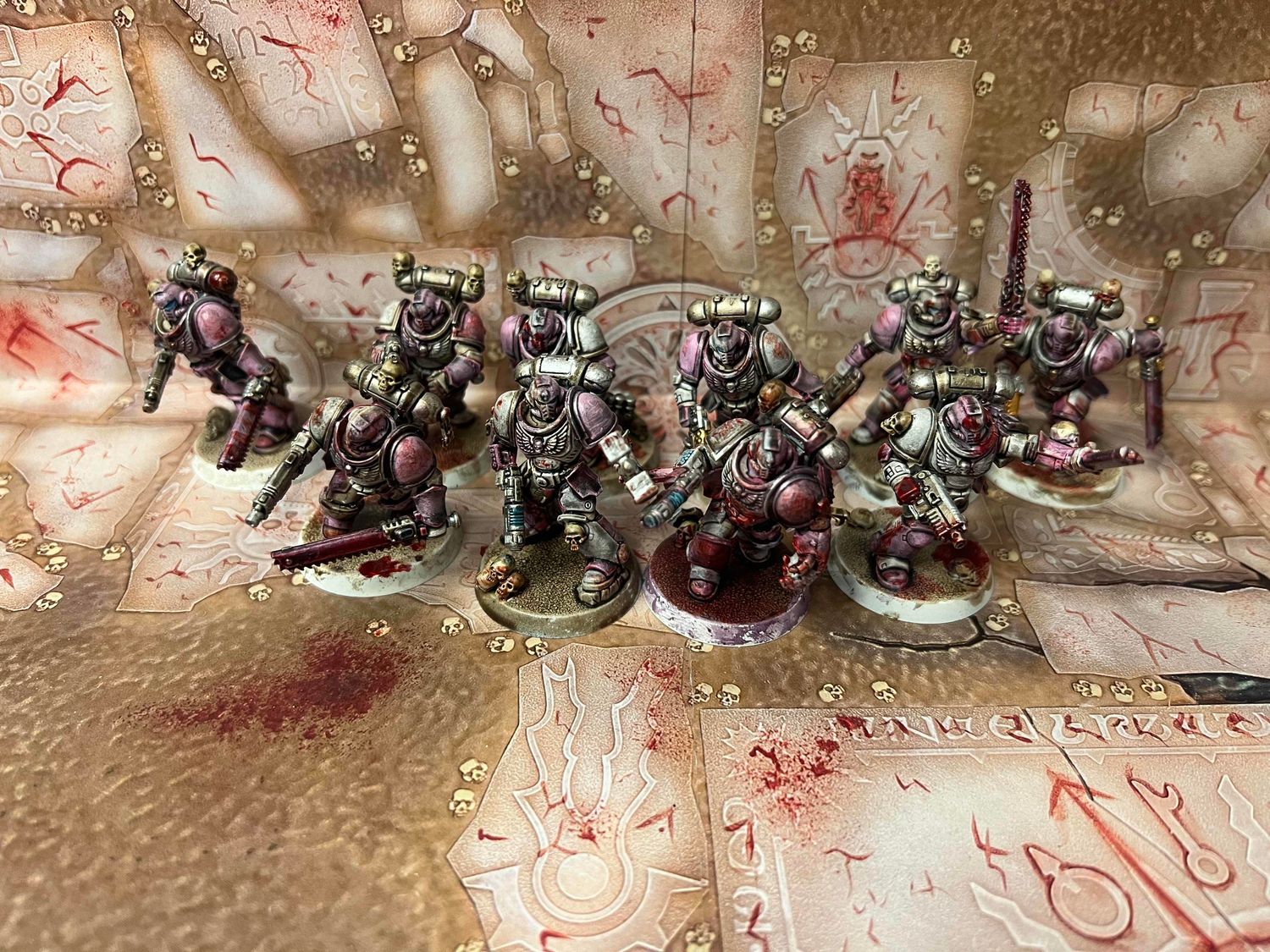 Space Marines: Assault Intercessors (x10), Name: Pink