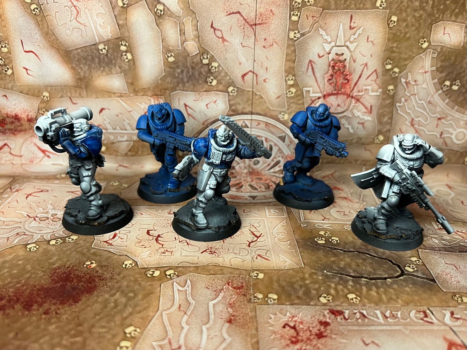 Space Marines: Primaris Scout Squad, Name: Squad 1 (x5)