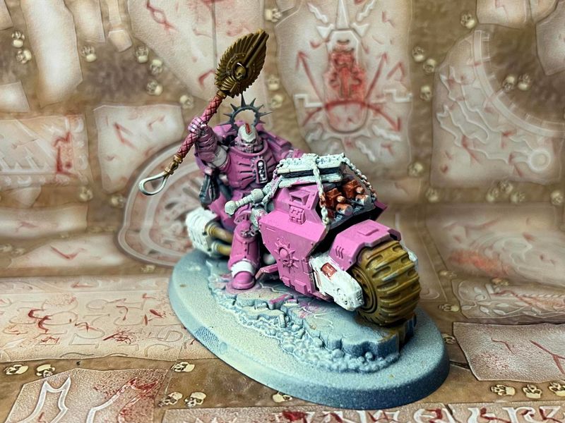 Space Marines: Chaplain on Bike