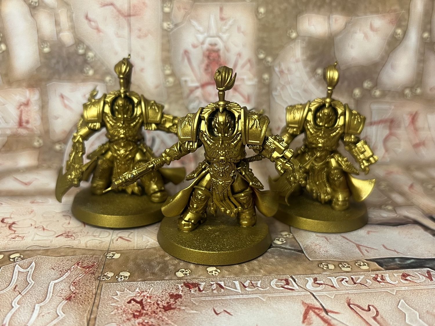 Adeptus Custodes: Allarus Terminators (x3), Name: Squad 1