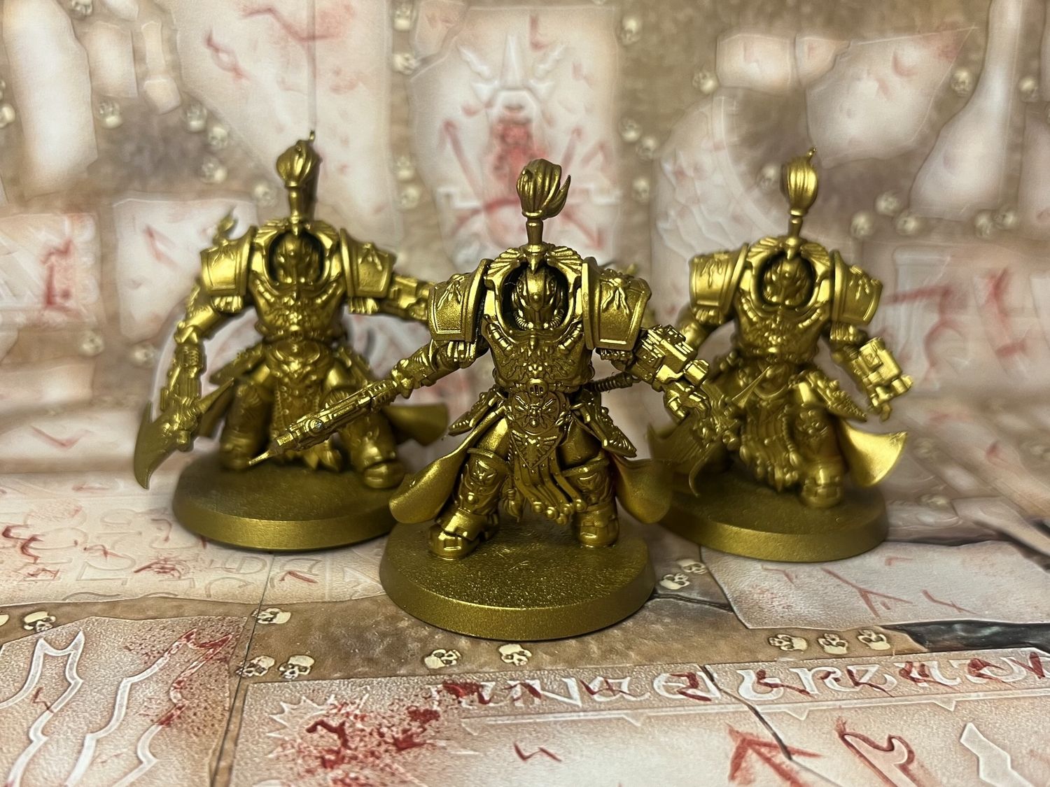 Adeptus Custodes: Allarus Terminators (x3), Name: Squad 1