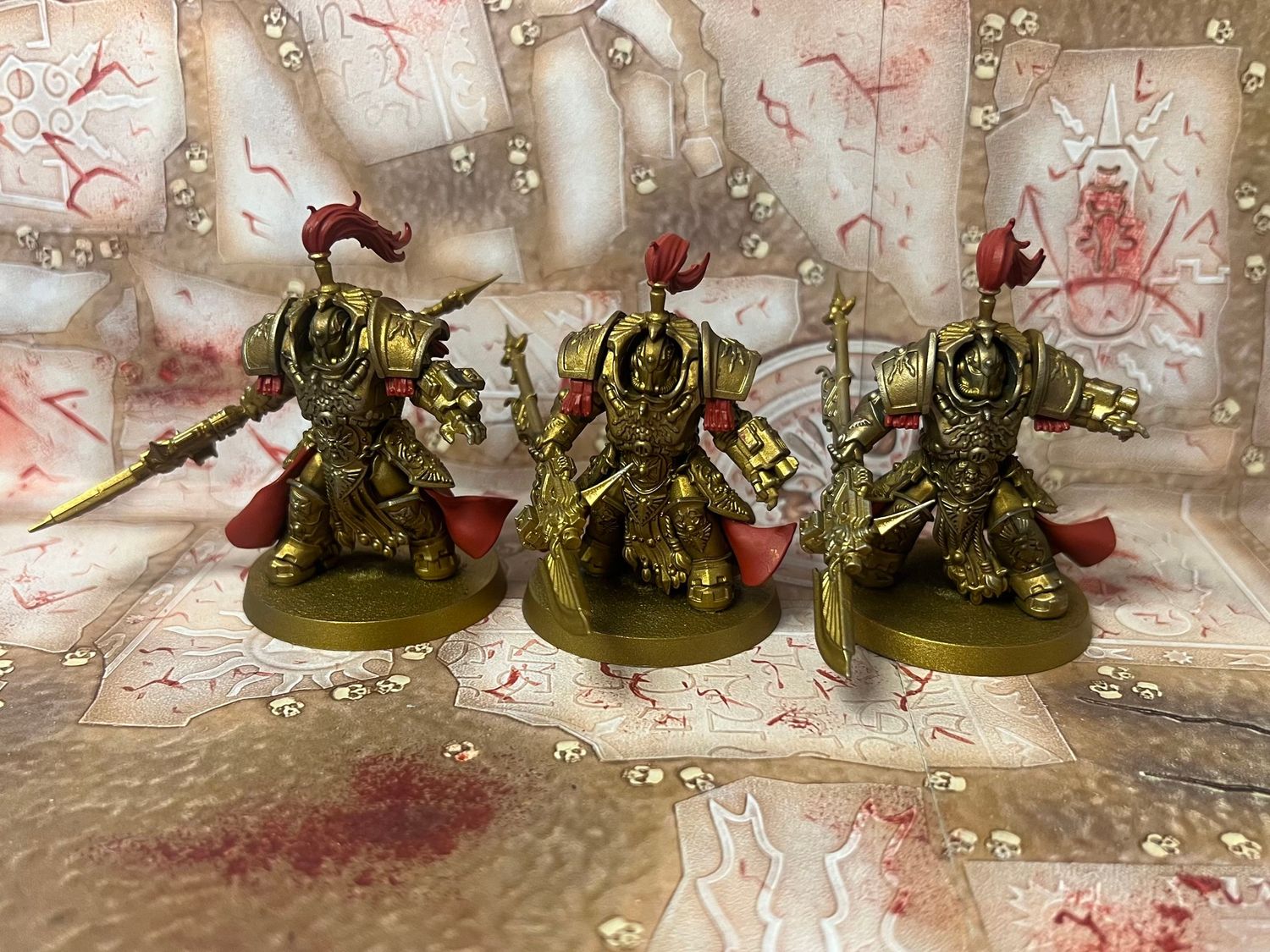 Adeptus Custodes: Allarus Terminators (x3), Name: Squad 1