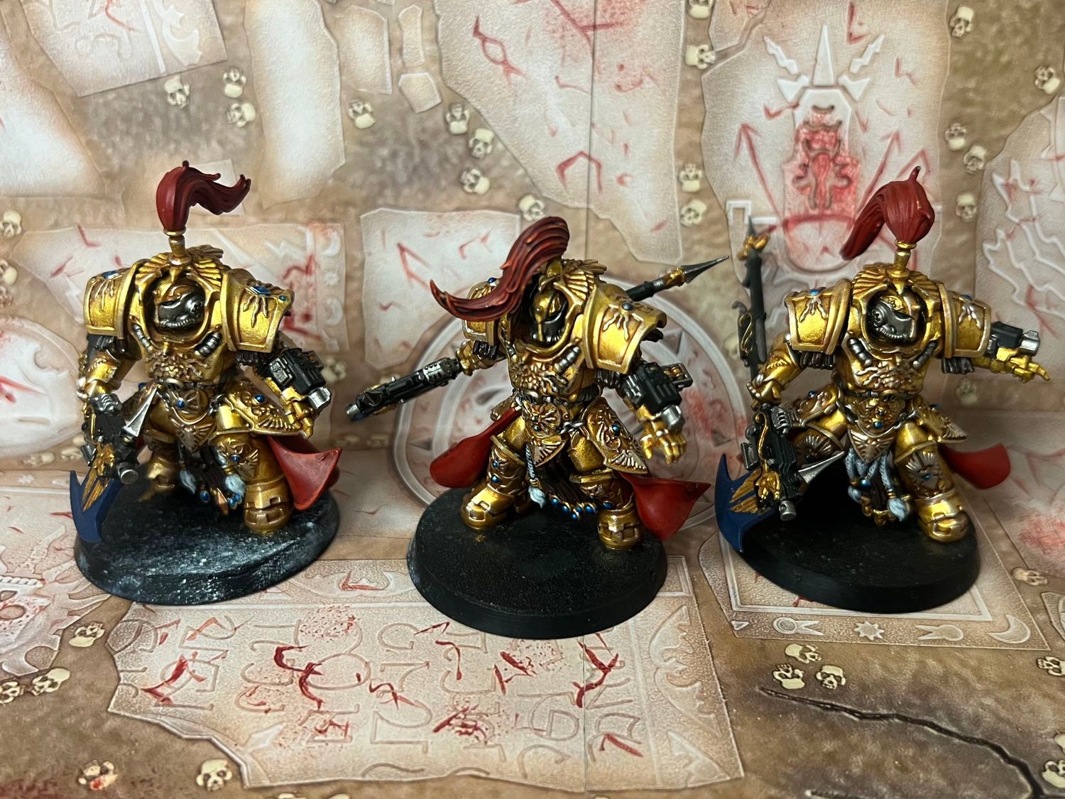 Adeptus Custodes: Allarus Terminators (x3), Name: Squad 1