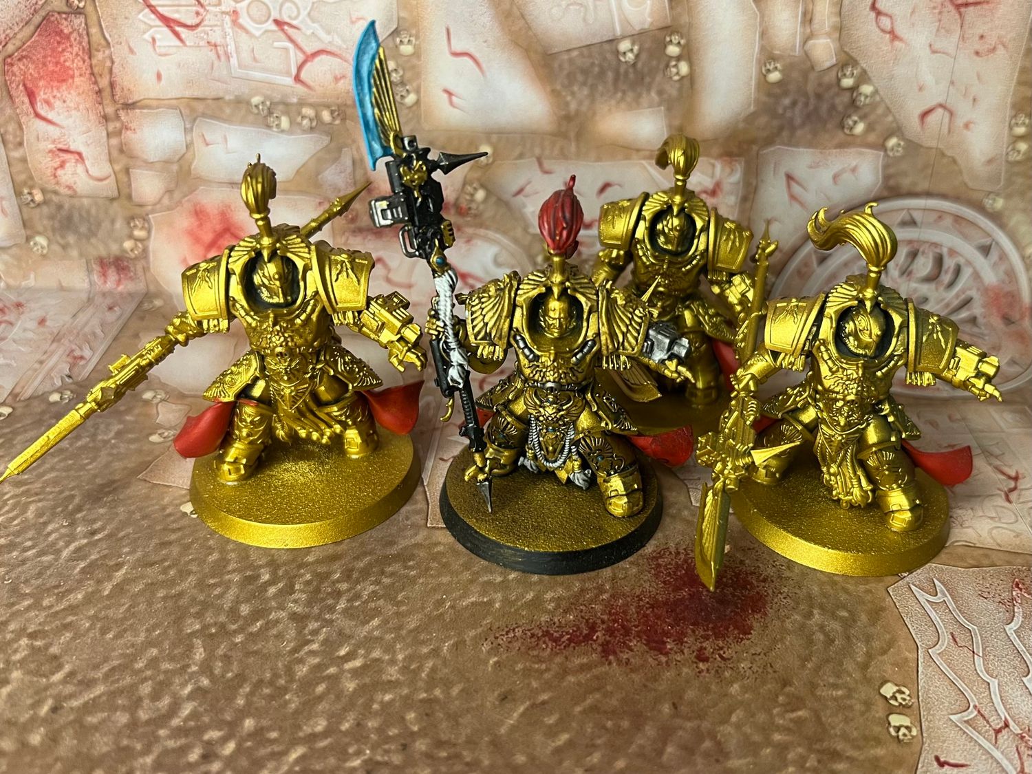 Adeptus Custodes: Allarus Terminators (x3), Name: Squad 1