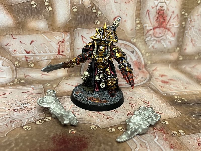 Chaos Space Marines: Terminator Sorcerer Lord (Metal)