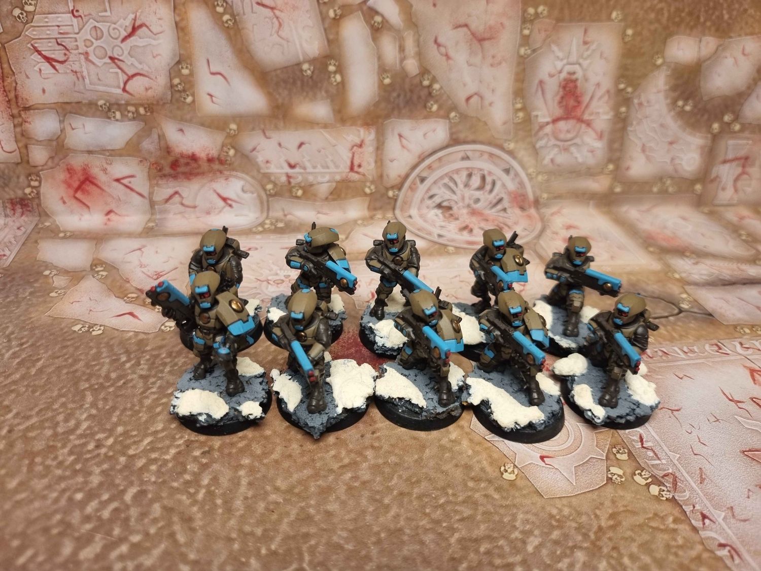 T'au Empire: Breacher Team (D'yanoi Sept), Name: Squad 1