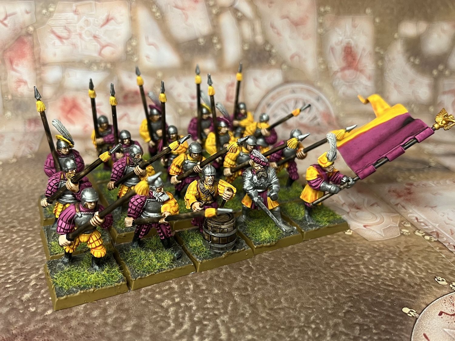 Empire of Man: Empire Spearmen (x19 - Old Sculpts // Fully Painted))