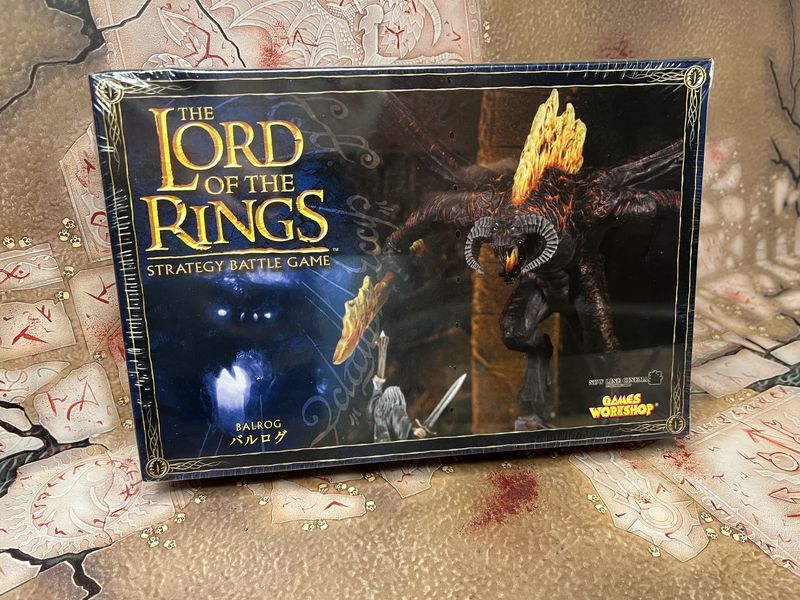 Lord of the Rings Strategy Battle Game: Balrog (Fellowship of the Ring Box - Intact Cellophane)