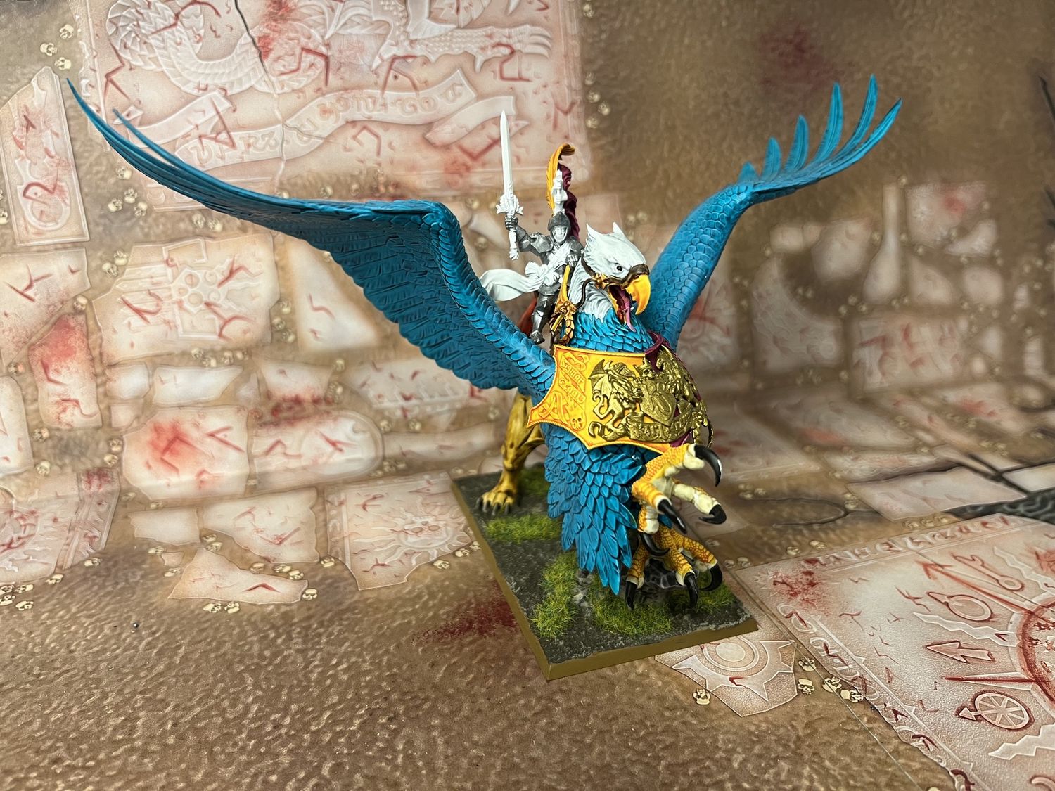 Empire of Man: General on Imperial Griffon (Partially Painted)