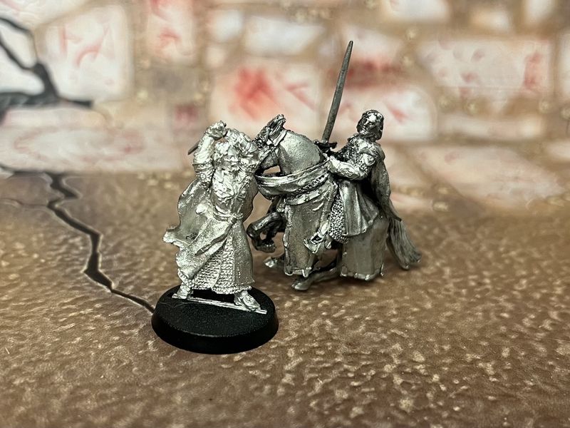 MESBG: King Elessar, Foot and mounted