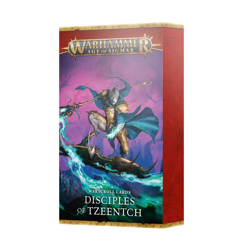 WARSCROLL CARDS: DISCIPLES  TZEENTCH (Pre-Order 21/02/2026)