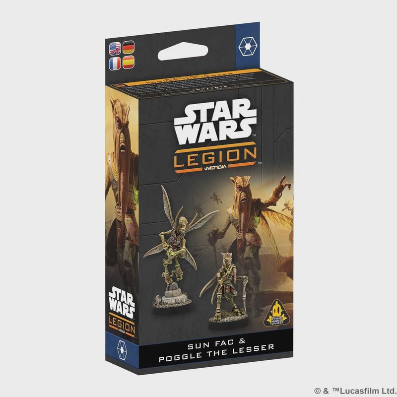 Star Wars: Legion Poggle The Lesser &amp; Sun Fac (Pre-Order 13/03/2026)