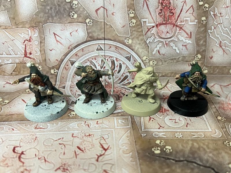 MESBG: Dwarf Rangers (x8 hand weapons, x4 bows)