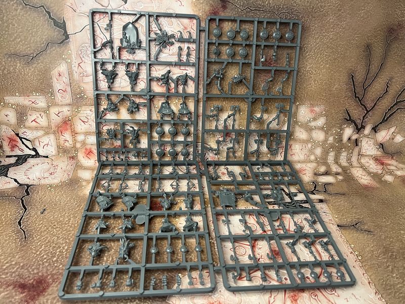 Dwarfen Mountain Holds: Warrior Sprues bundle (4 regular sprues, 2 command sprues)