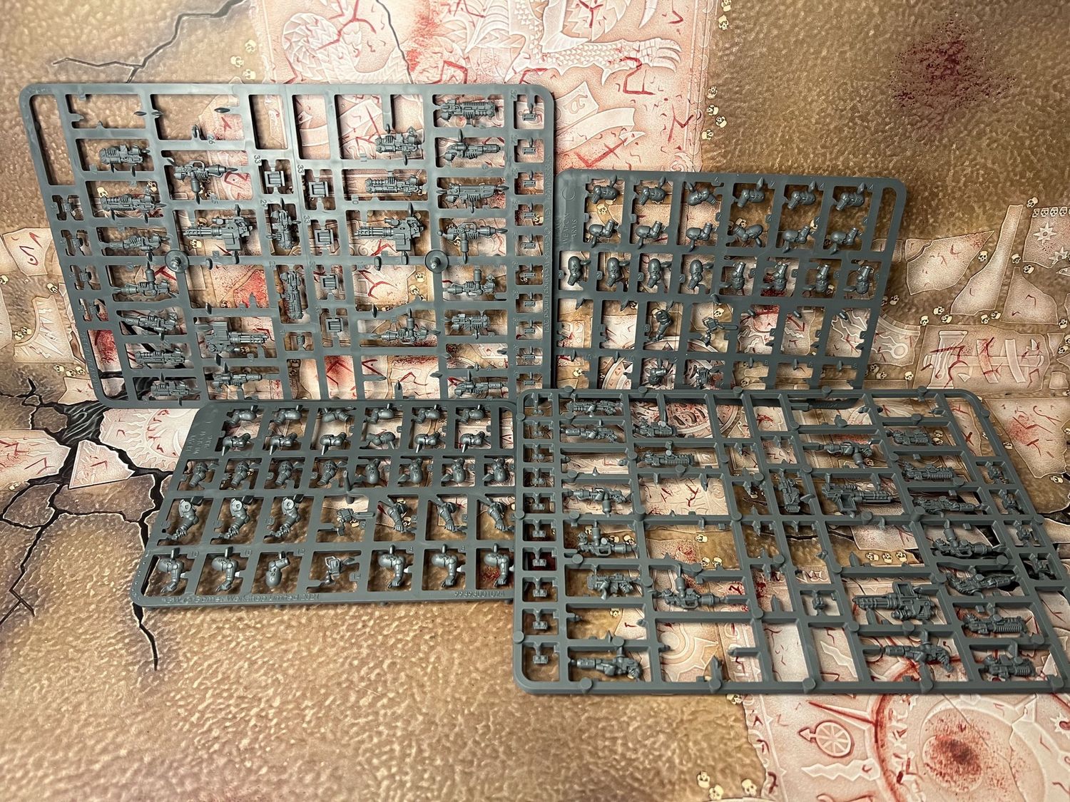 Horus Heresy: Support sprues (Partially used Plasma guns &amp; Rotor Cannons)