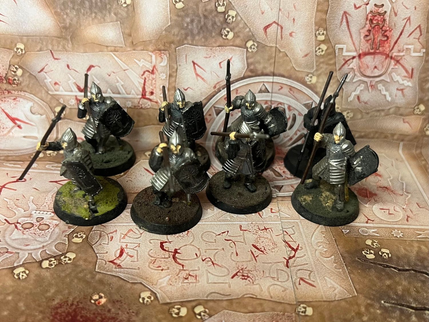 MESBG: Warriors of Minas Tirith (Varied), Name: x8 Warriors w/ Spears